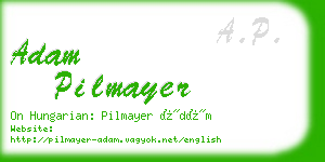 adam pilmayer business card